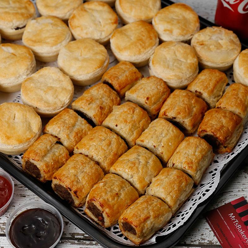 Gluten free Kids Hot Party pies & Sausage rolls